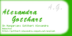 alexandra gotthart business card